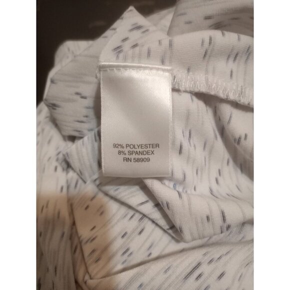 Roundtree Yorke Work Play Men’s Polo Performance Shirt 4XT Tall White Golf - Picture 10 of 12